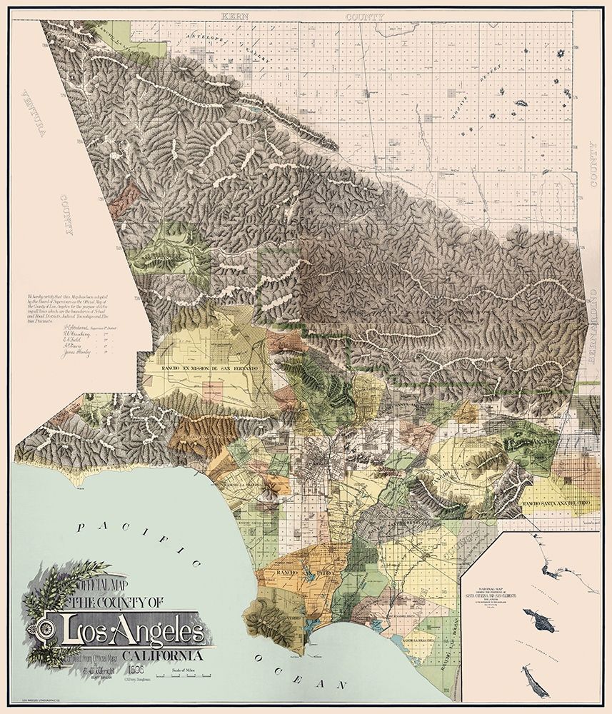 Los Angeles California - Wright 1898