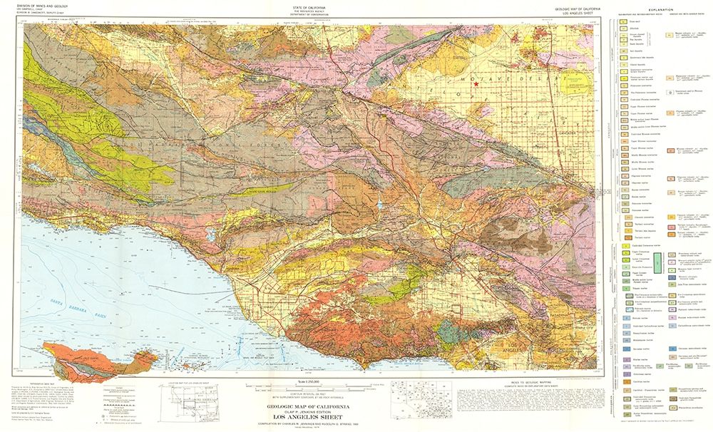 Geologic California Los Angeles Sheet