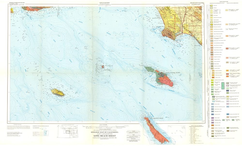 Geologic California Long Beach Sheet