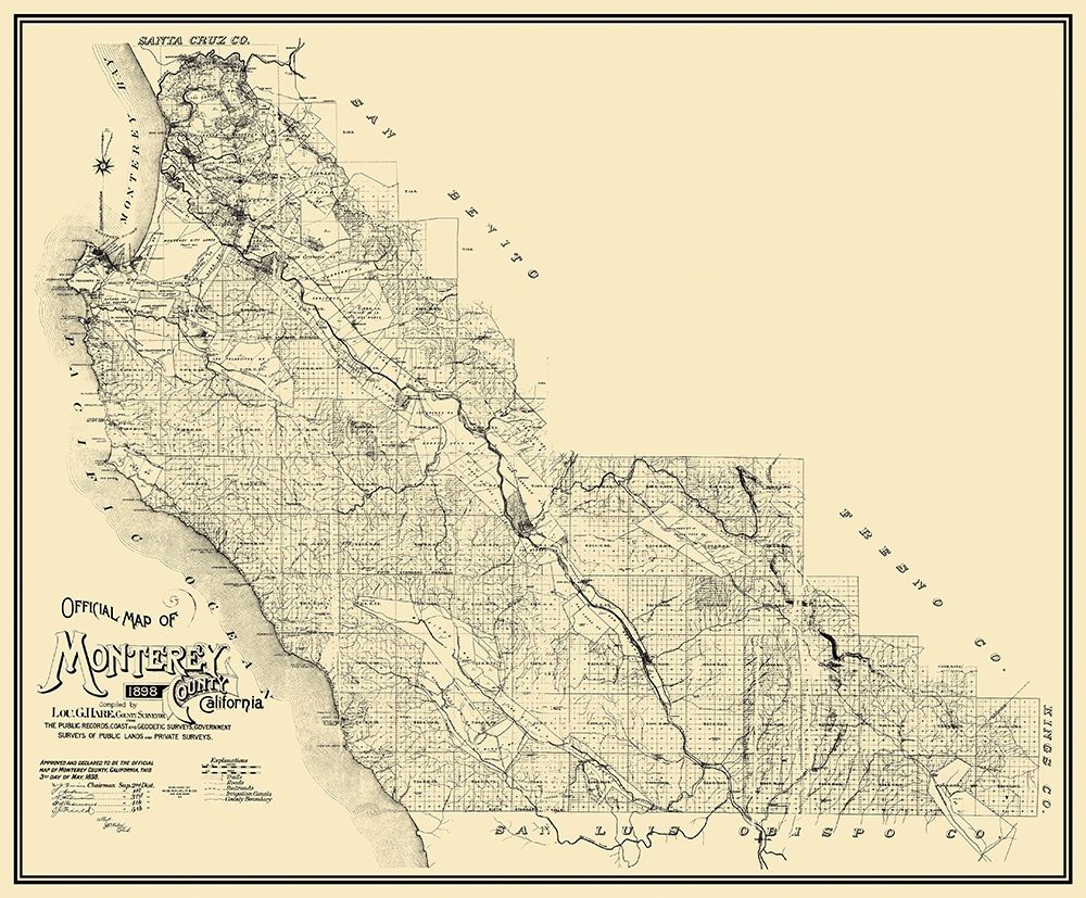 Monterey California - Walkup 1898
