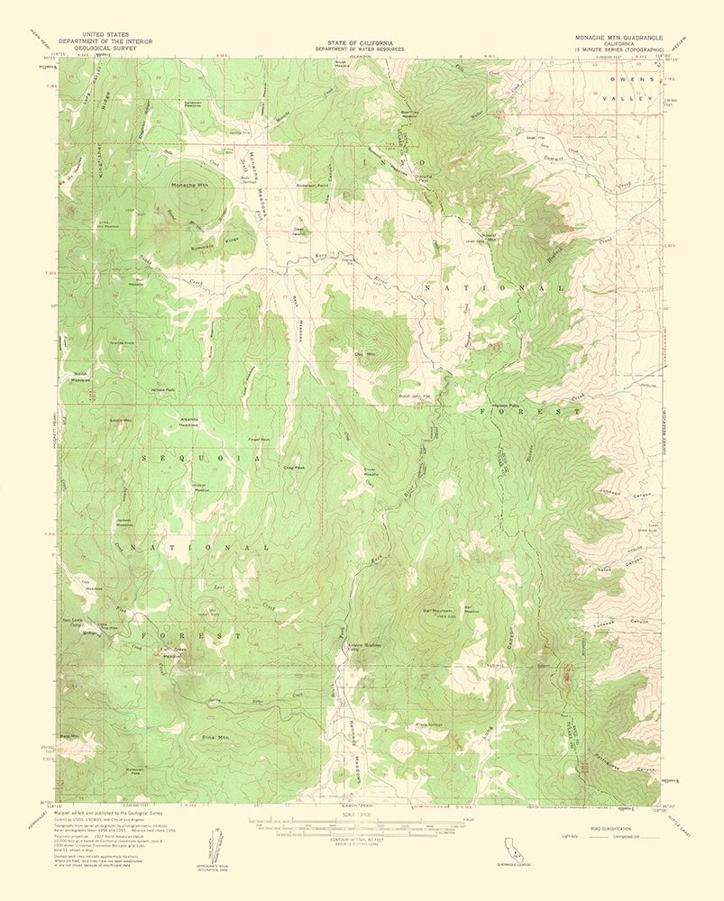 Mountain California Quad - USGS 1963