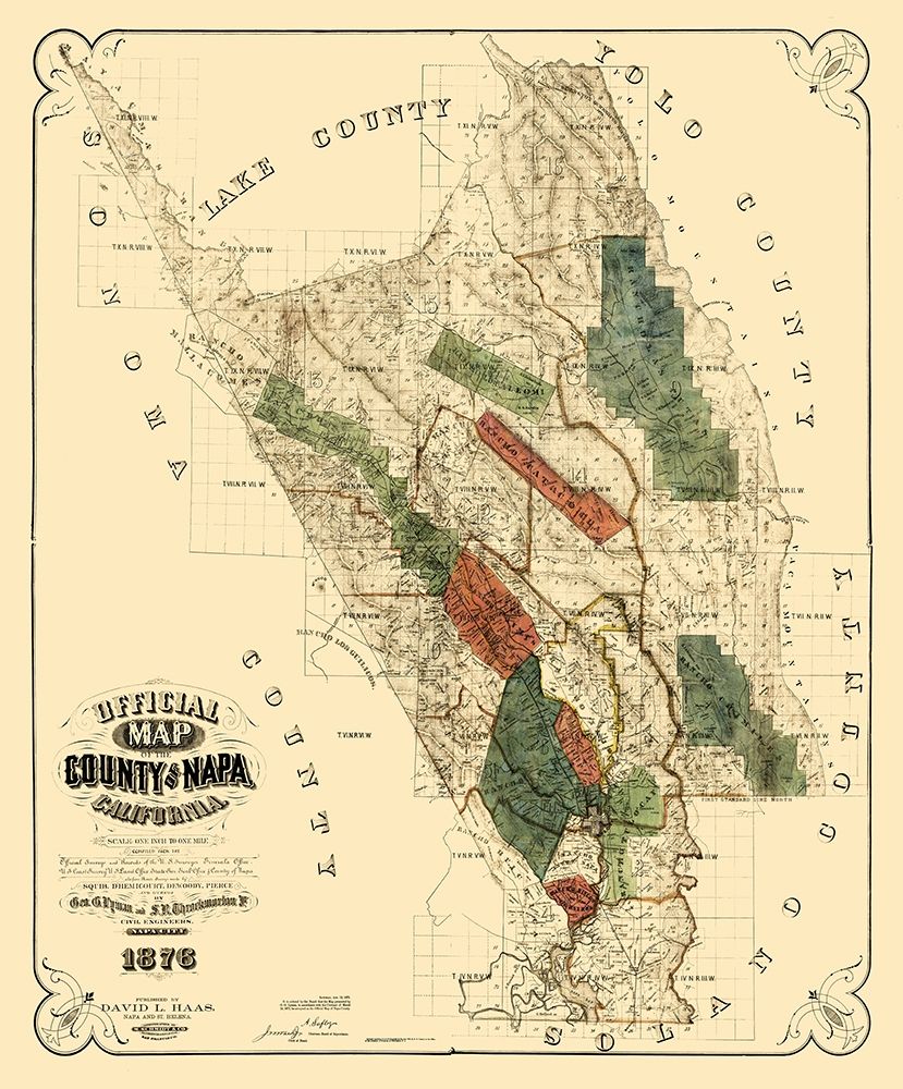 Napa California Landowner - Haas 1876