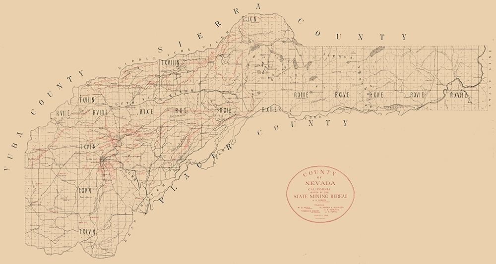 Nevada County California Mining -1909