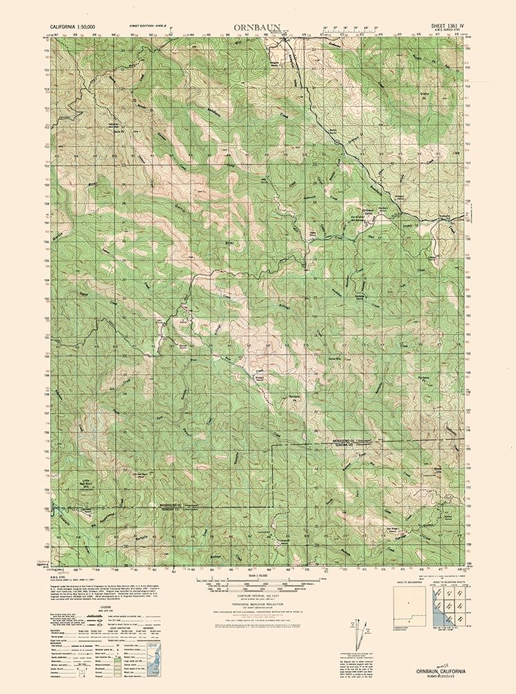 Ornbaun Sheet - US Army 1944