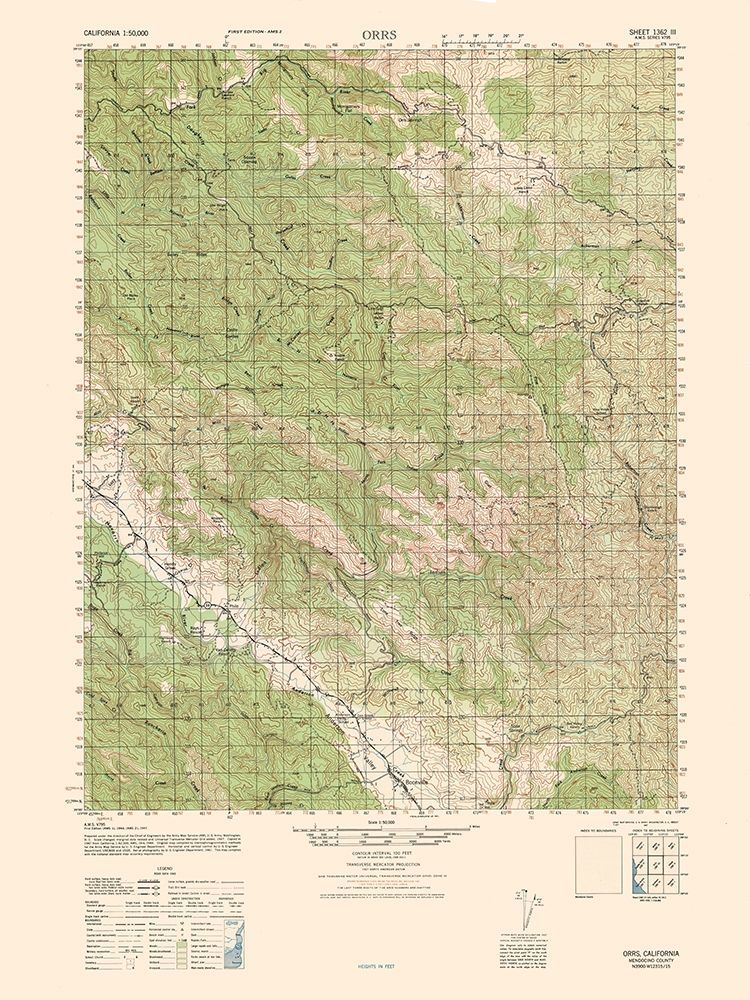 Orrs Sheet - US Army 1944
