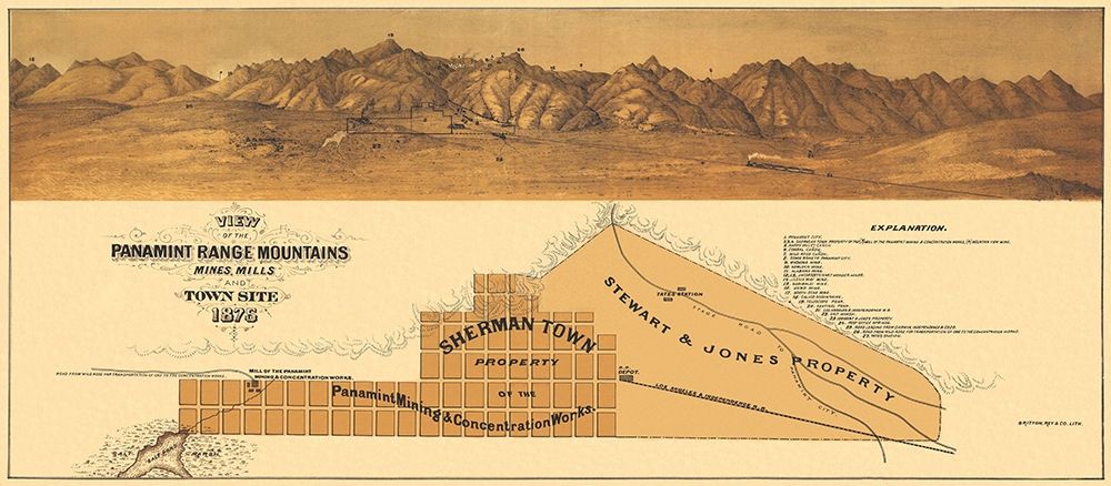 Panamint Range Mountains California - Britton