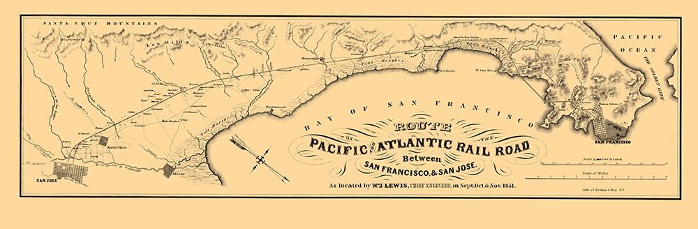 Pacific and Atlantic Railroad - Britton 1851