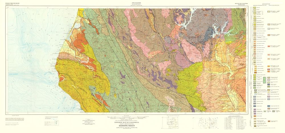Redding Sheet California Mines- Strand 1957