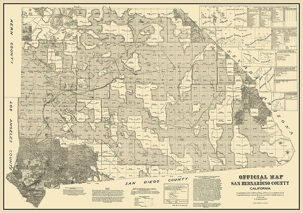 San Bernardino California - Beasley 1892