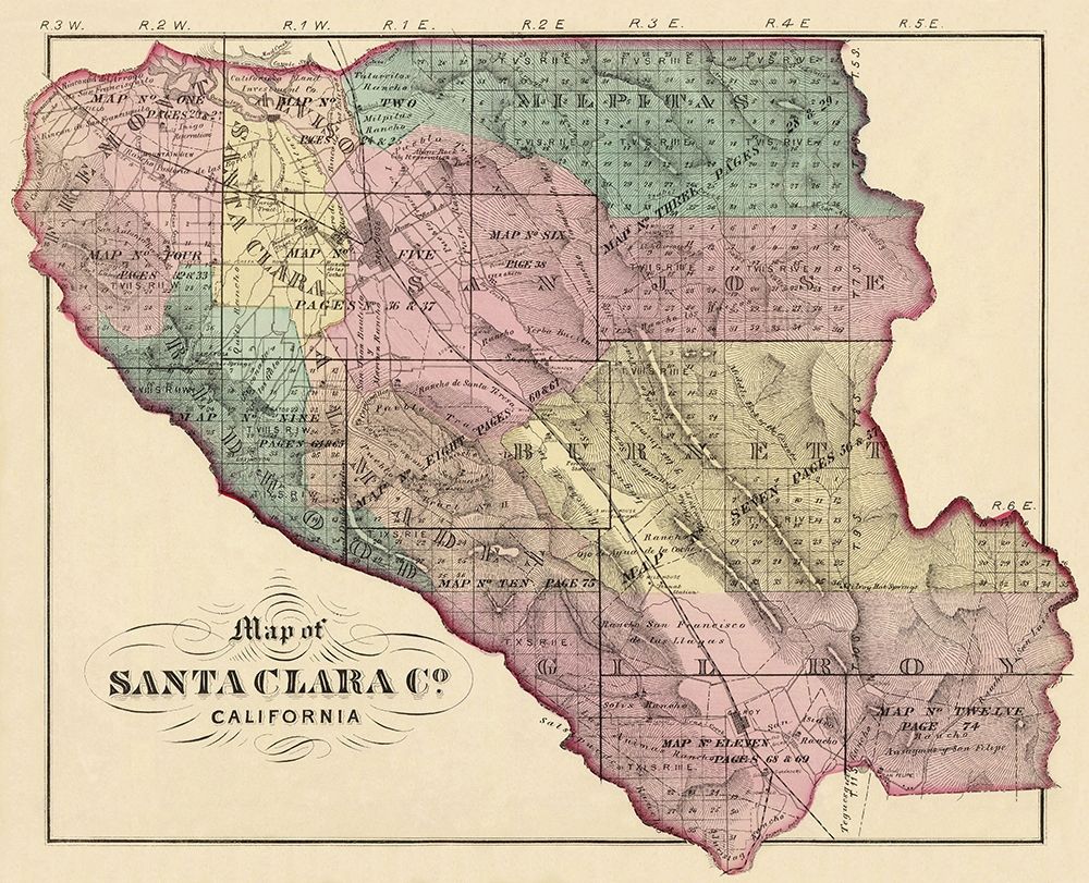 Santa Clara California - Thompson 1876