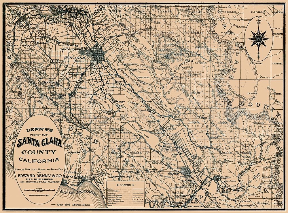 Santa Clara California - Denny 1913