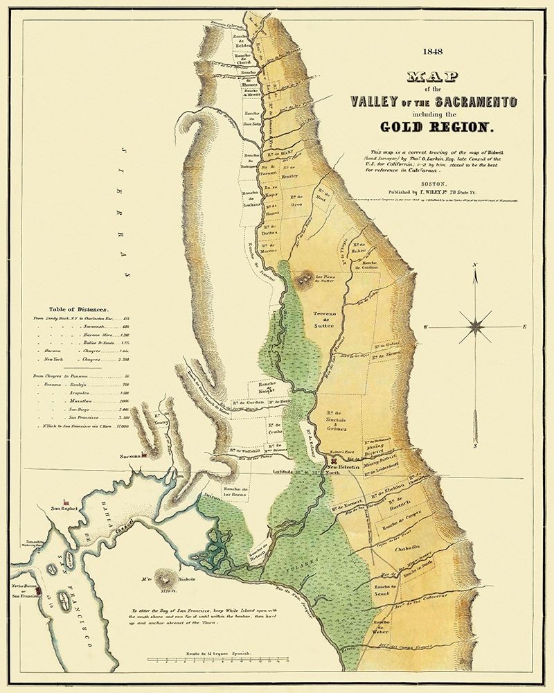 Sacramento Valley Gold Region California