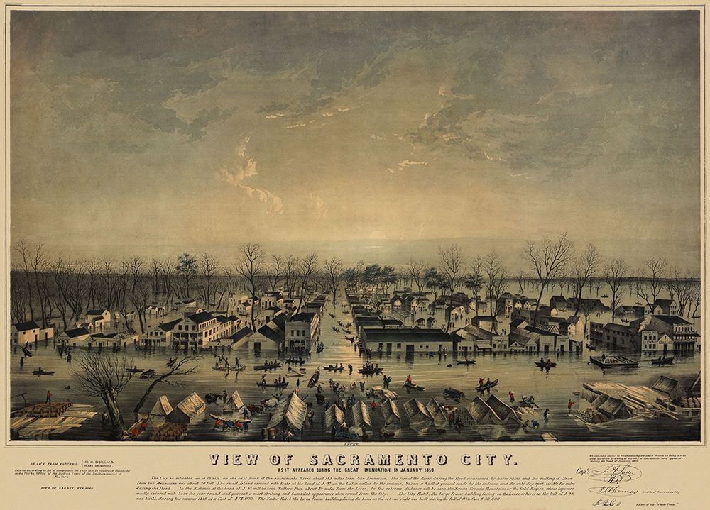 Sacramento California - Bainbridge 1850