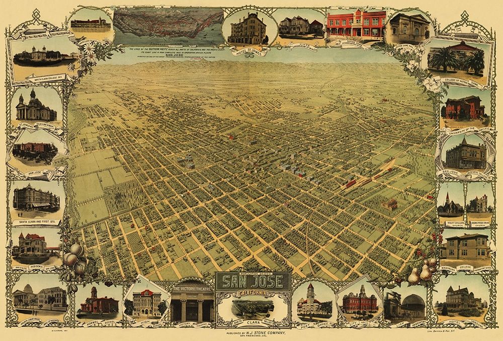 San Jose California - Stone 1901