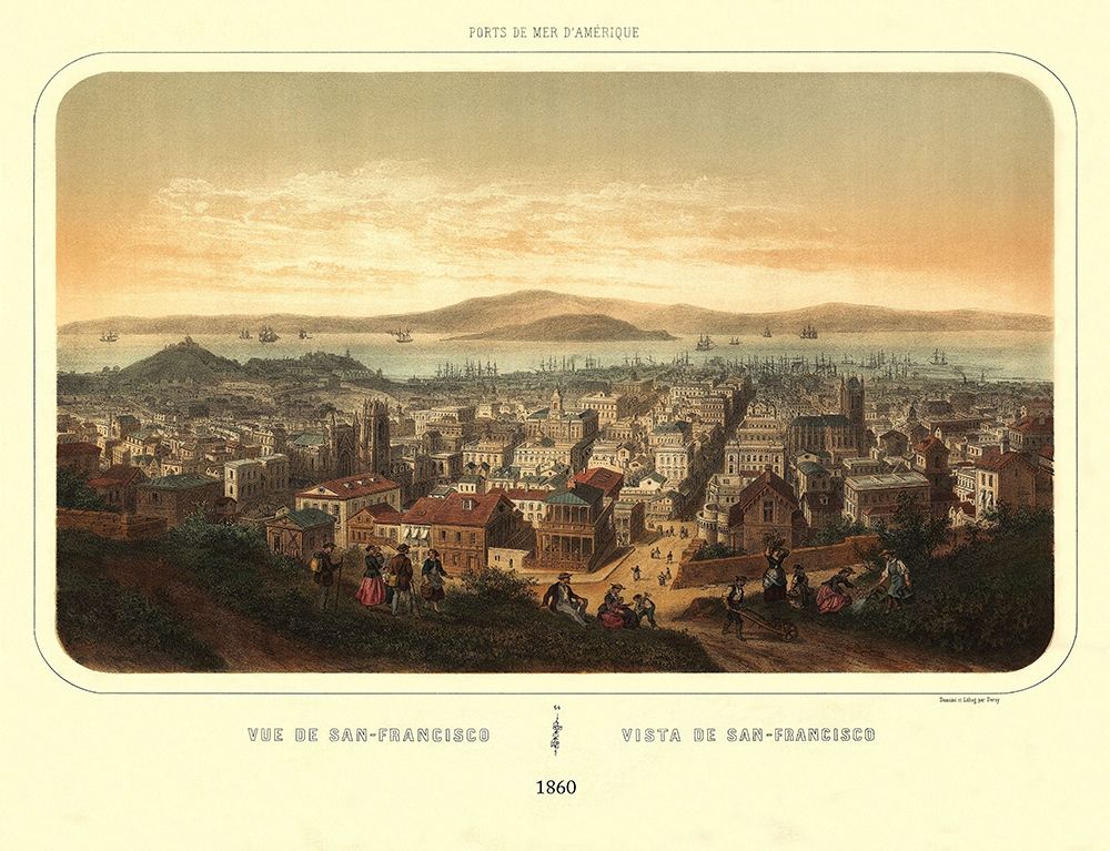 San Francisco California - Deroy 1860