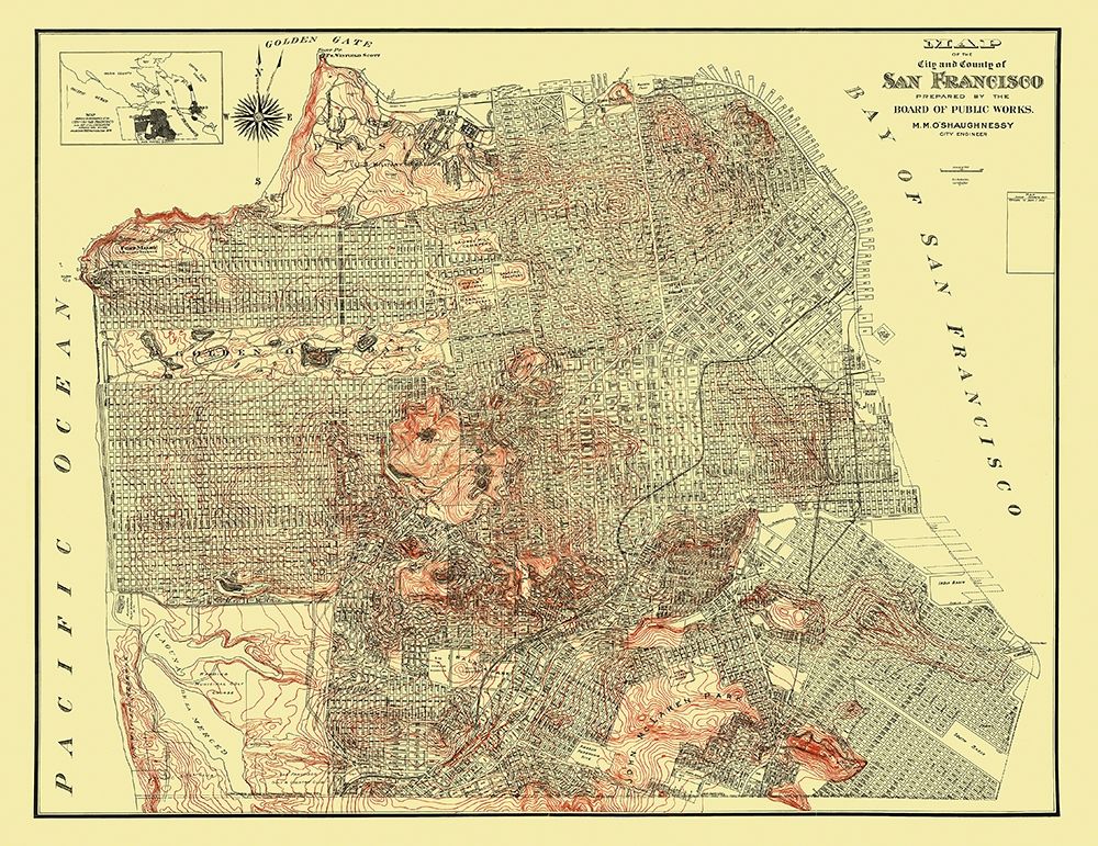 San Francisco California - Oshaughnessy 1929