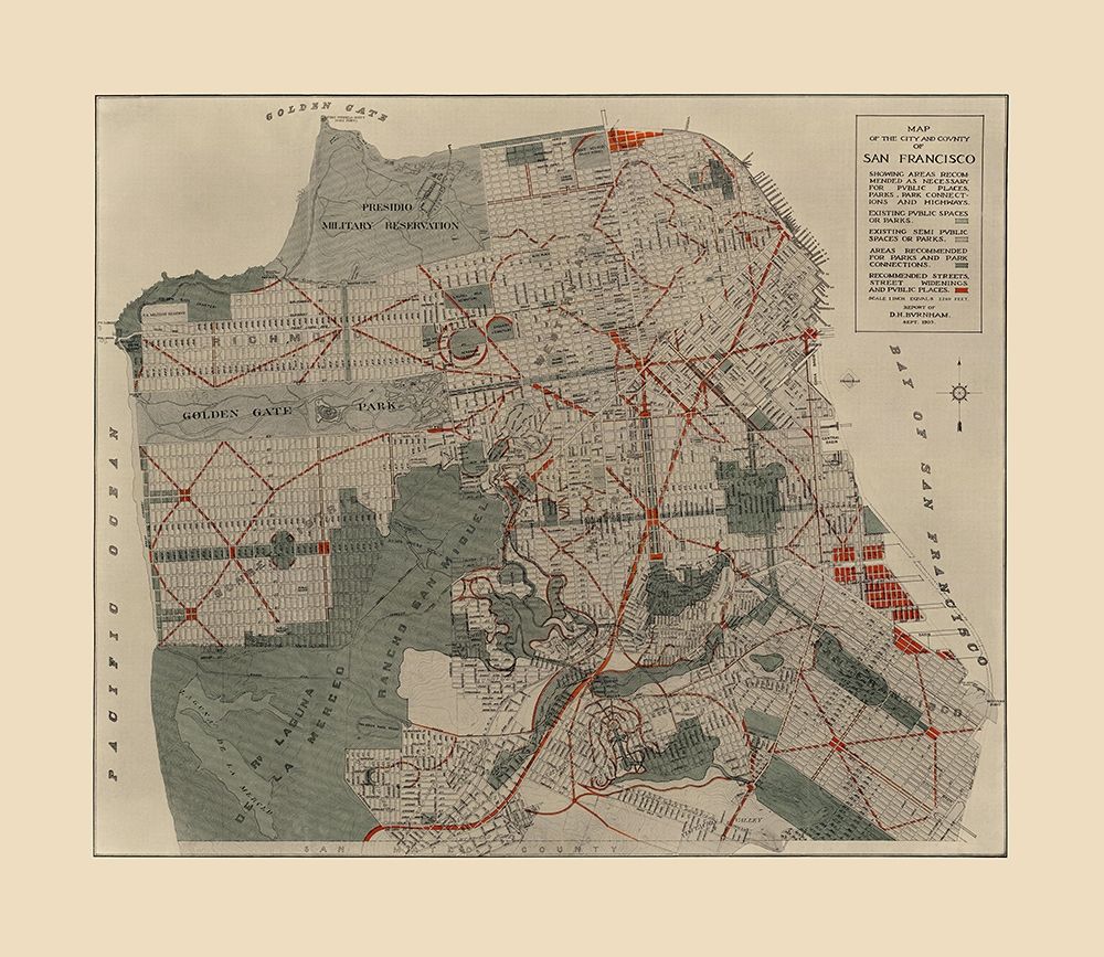San Francisco California - Burnham 1905