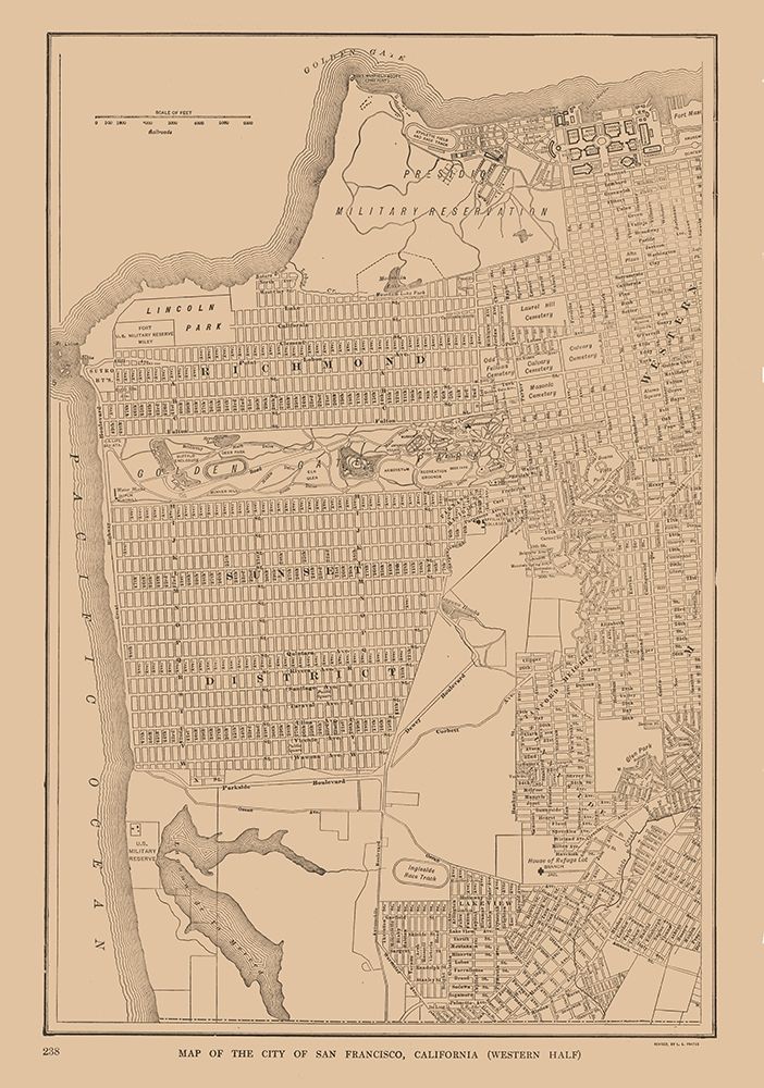 West San Francisco  California - Reynold 1921