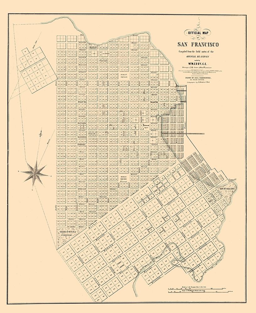 San Francisco California - Eddy 1849