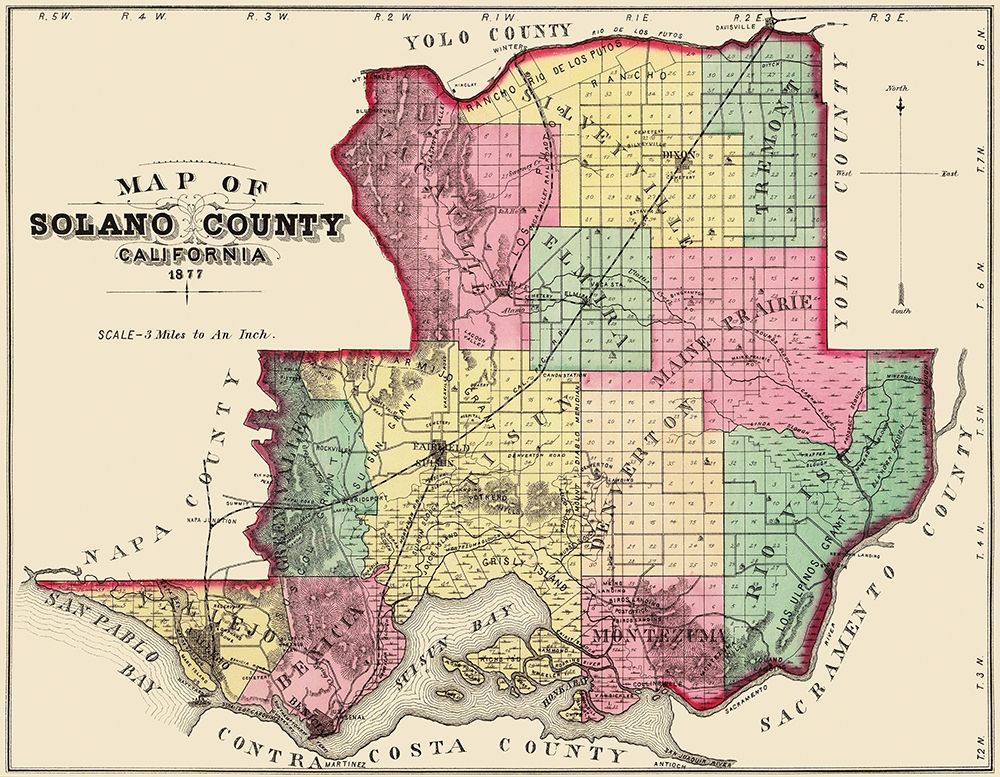Solano  Vacaville California - Thompson 1877