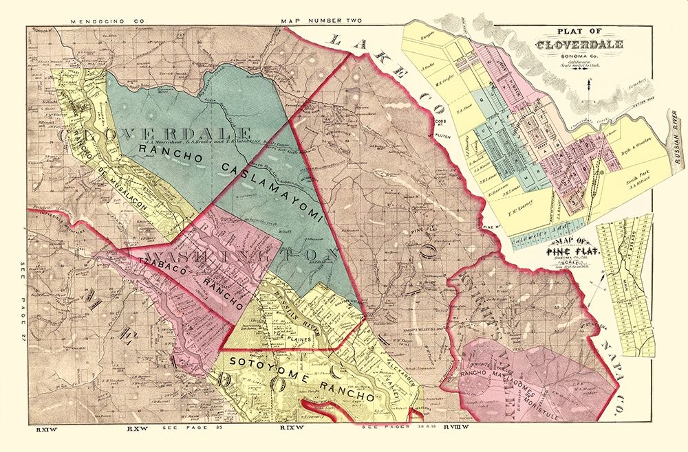 Sonoma Cloverdale Pine Flat California Landowner