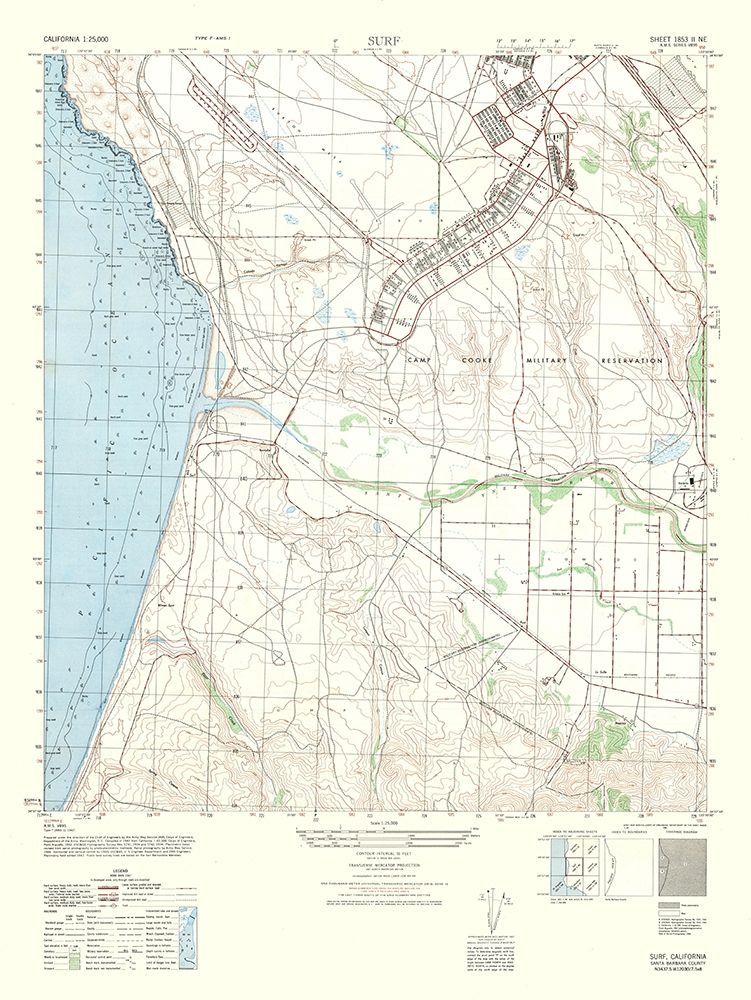 Surf Sheet - US Army 1947