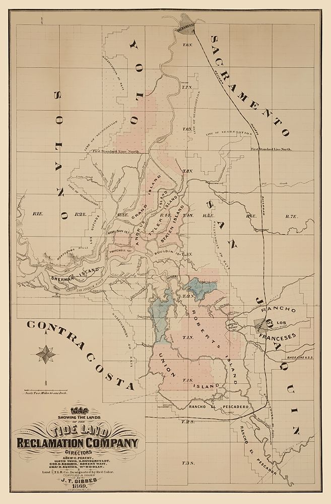 Lands of Tideland Reclamation Co California