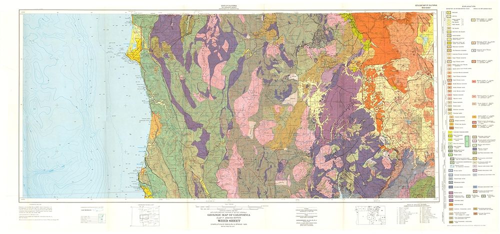 Weed Sheet California Mines - Strand 1957