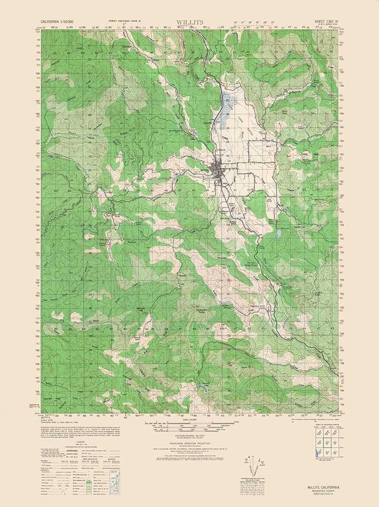 Wilits Sheet - US Army 1943