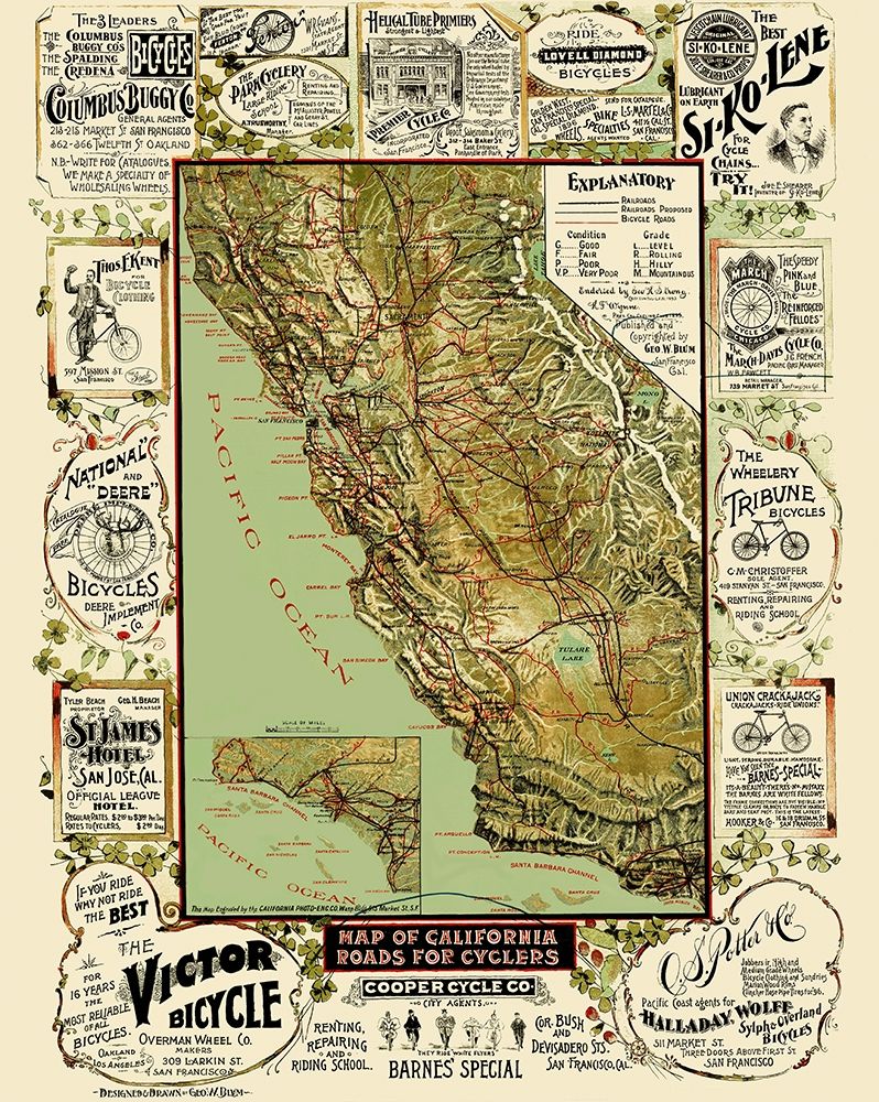 Roads For Cyclers - Blum 1892
