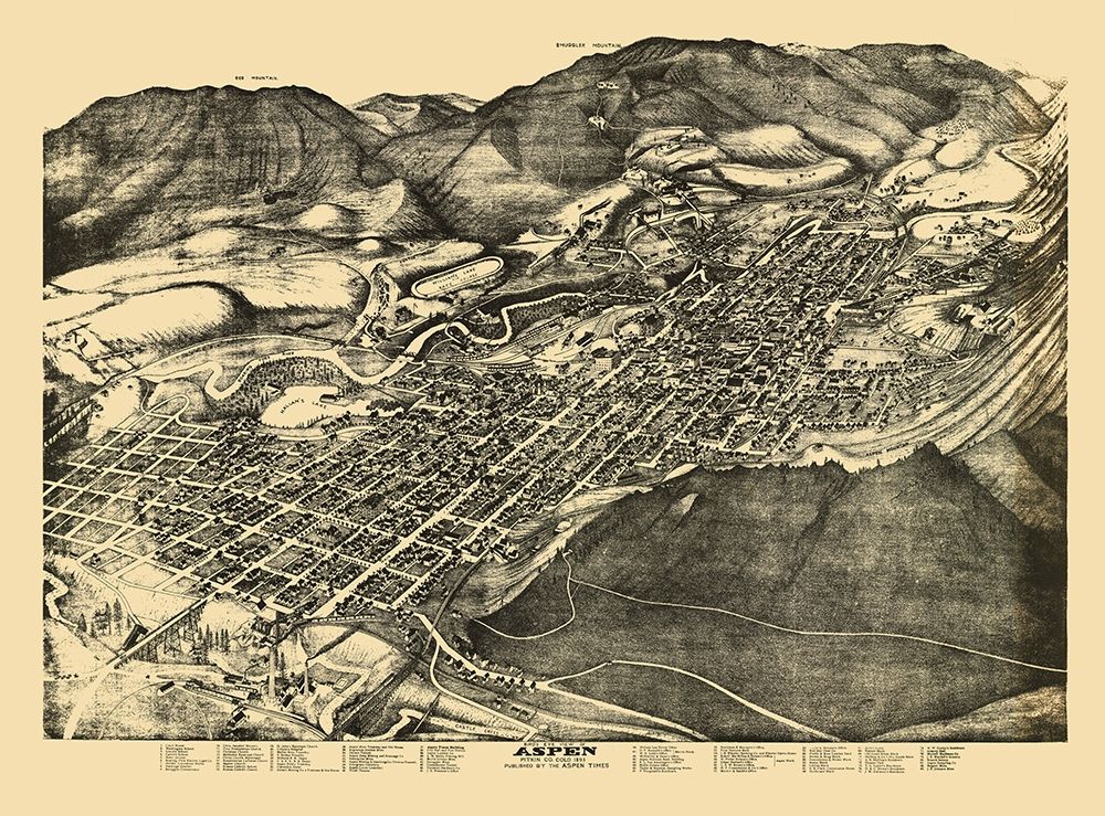Aspen Colorado - Pitkin 1893