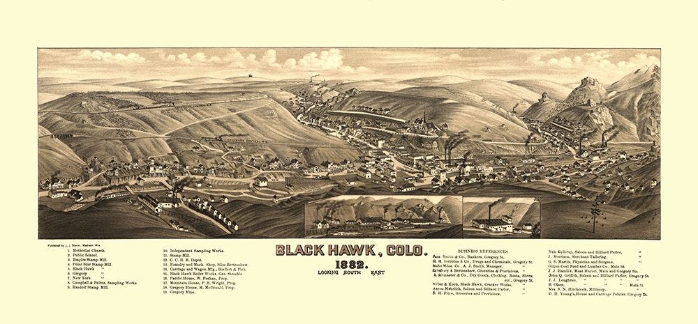 Black Hawk Colorado - Stoner 1882