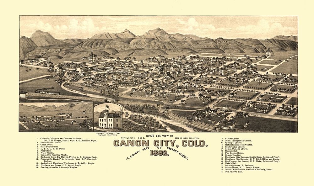 Canon City Colorado - Stoner 1882