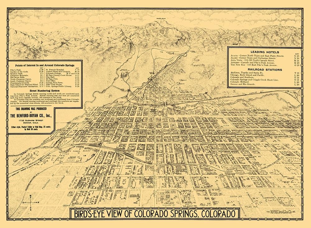 Colorado Springs Colorado - Stoner 1882