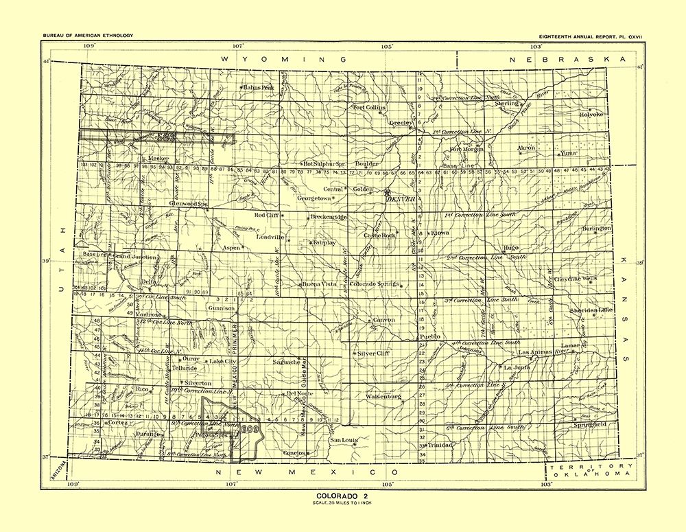 Colorado - Hoen 1896