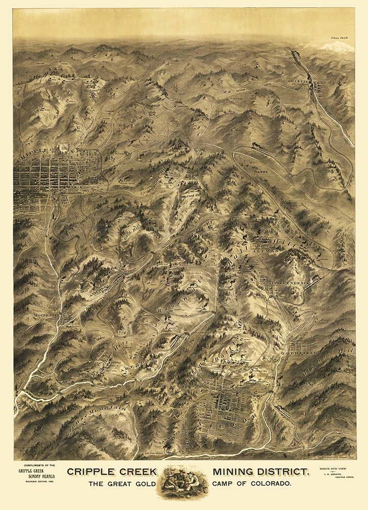 Cripple Creek Colorado - Amerine 1895