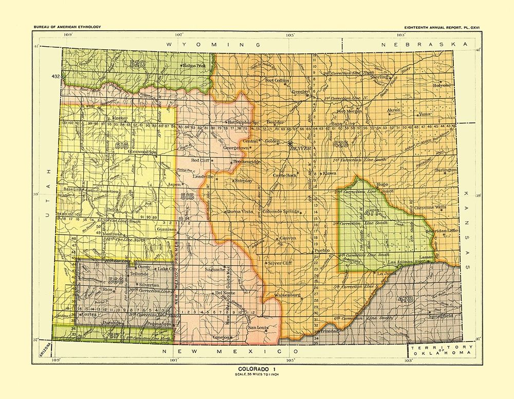 Colorado - Denver - Hoen 1896