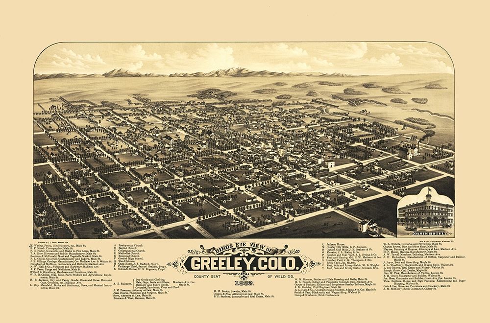 Greeley Colorado - Stoner 1882