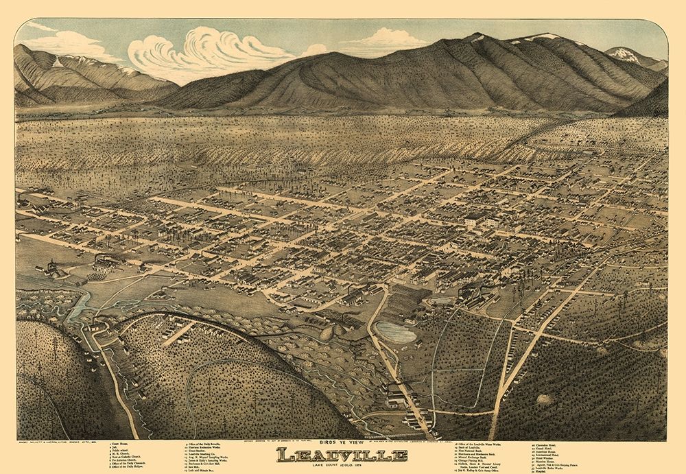 Leadville Colorado - Koch 1879