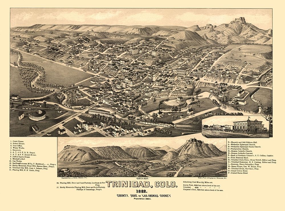 Trinidad Colorado - Stoner 1882