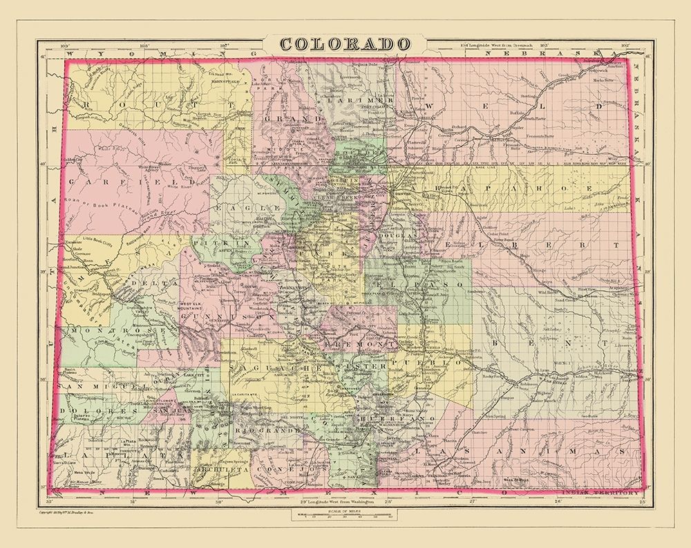 Colorado - Bradley 1887
