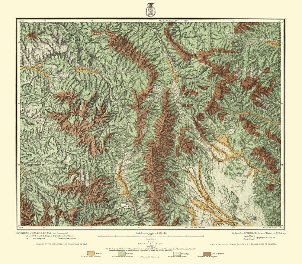 Central Colorado Land Classification Sheet