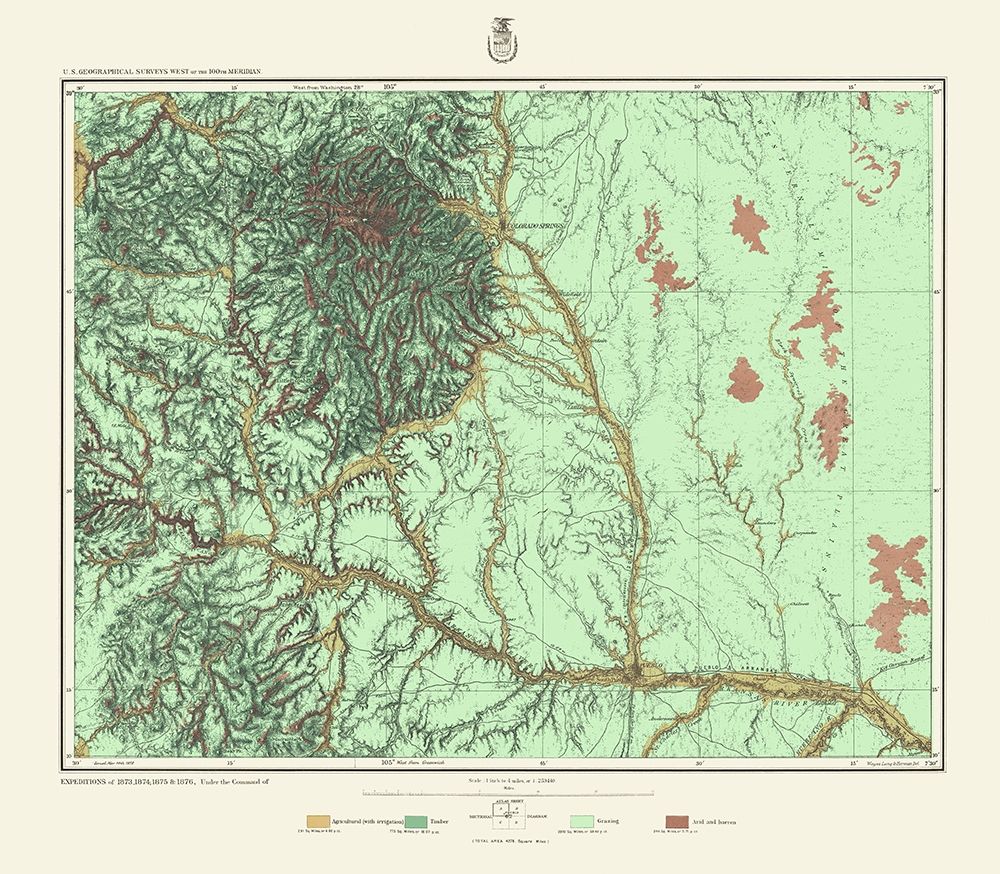 Central Colorado Land Classification Sheet