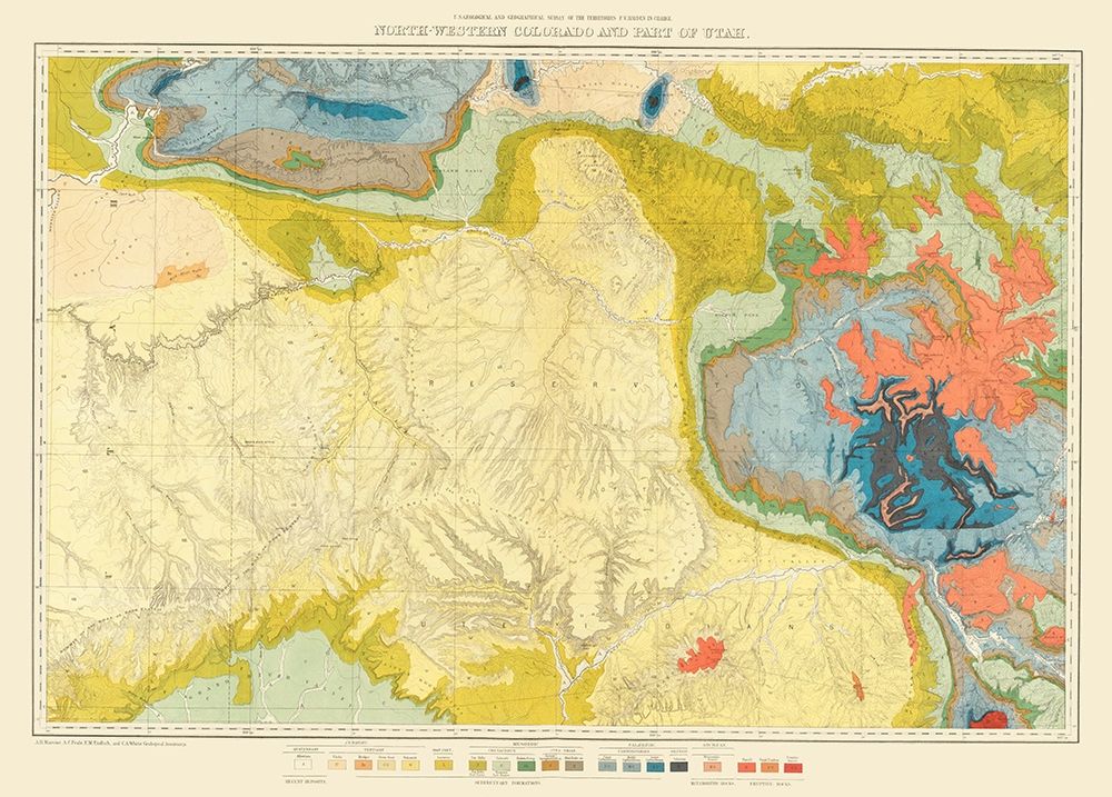 Northwest Colorado Utah Economic - USGS 1881