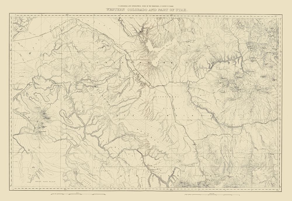 Western Colorado Utah - USGS 1881