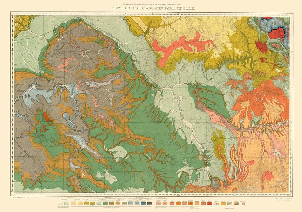 Western Colorado Utah Economic - USGS 1881