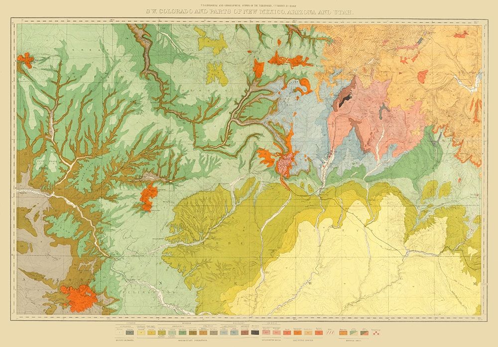 Colorado New Mexico Economic - USGS 1881