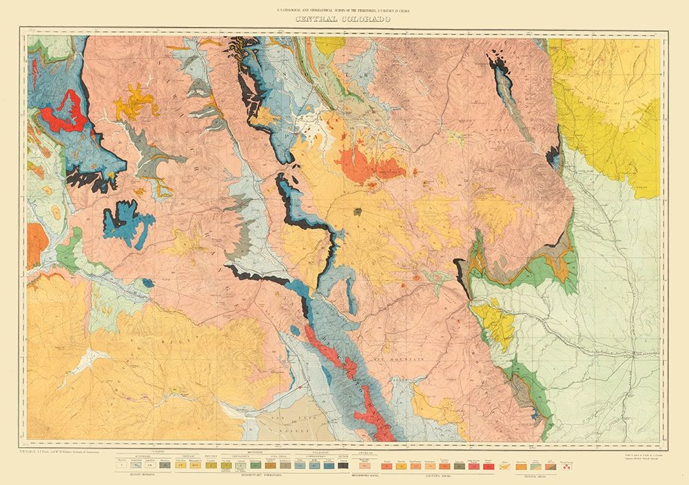Central Colorado Sheet - USGS 1881