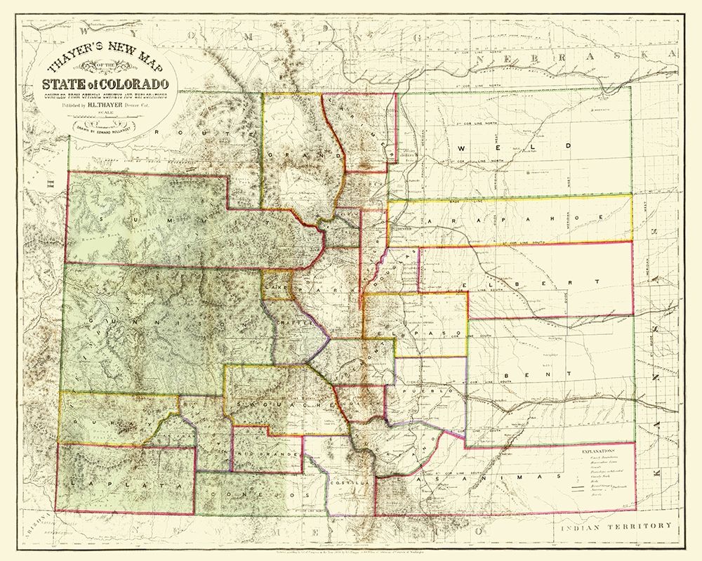Colorado - Thayer 1880