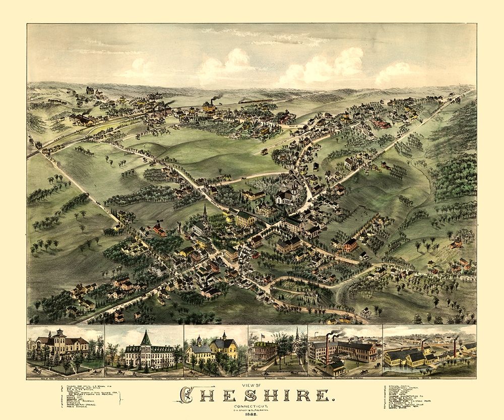 Cheshire Connecticut - Bailey 1882